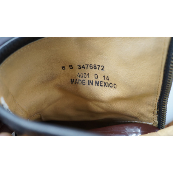 Frye Phillip Harness 4001 K 14 Moto Biker Zip Boots Black Women's Size US 8 B - Picture 11 of 11